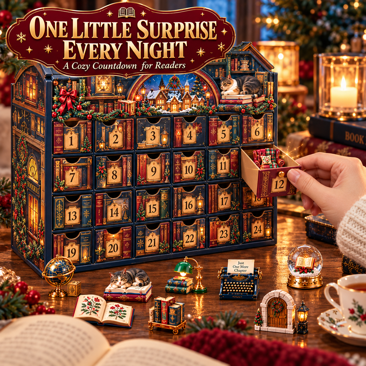 One little bookish surprise every night